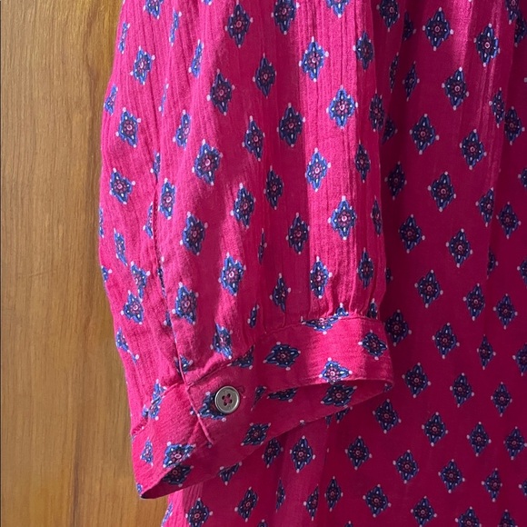 Tommy Hilfiger Pink Patterned Blouse - Picture 4 of 5